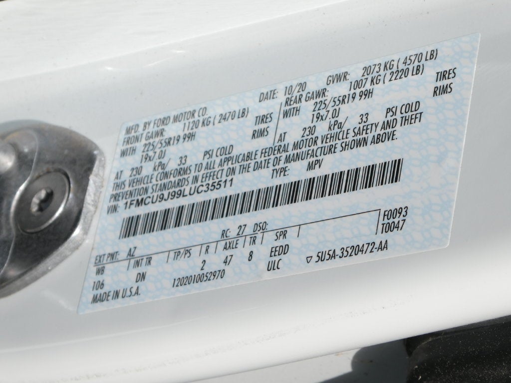 2020 Ford Escape Titanium