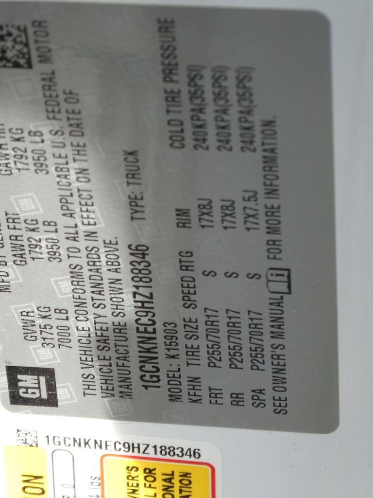 2017 Chevrolet Silverado 1500 Work Truck