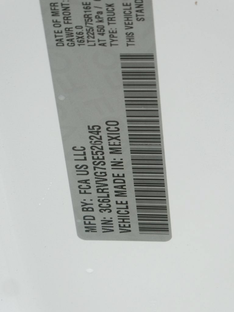 2025 RAM ProMaster Cargo Van Tradesman