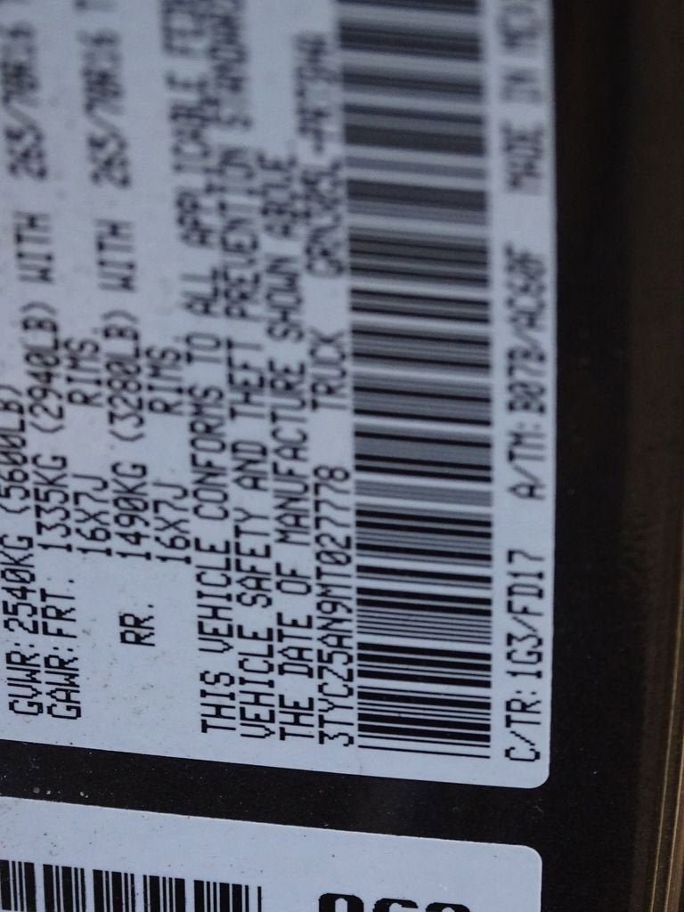 2021 Toyota Tacoma 4WD SR