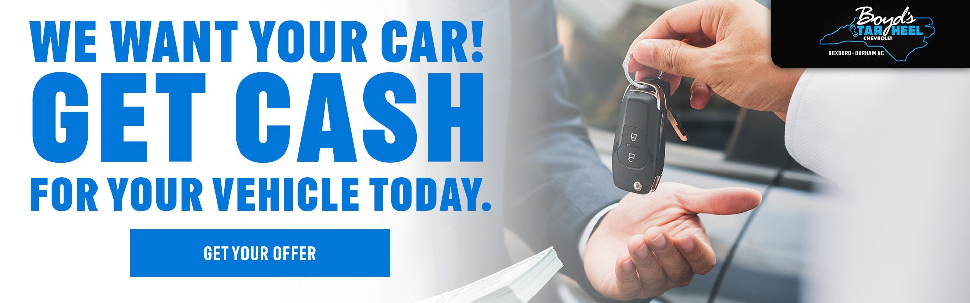 Get cash for your vehicle today